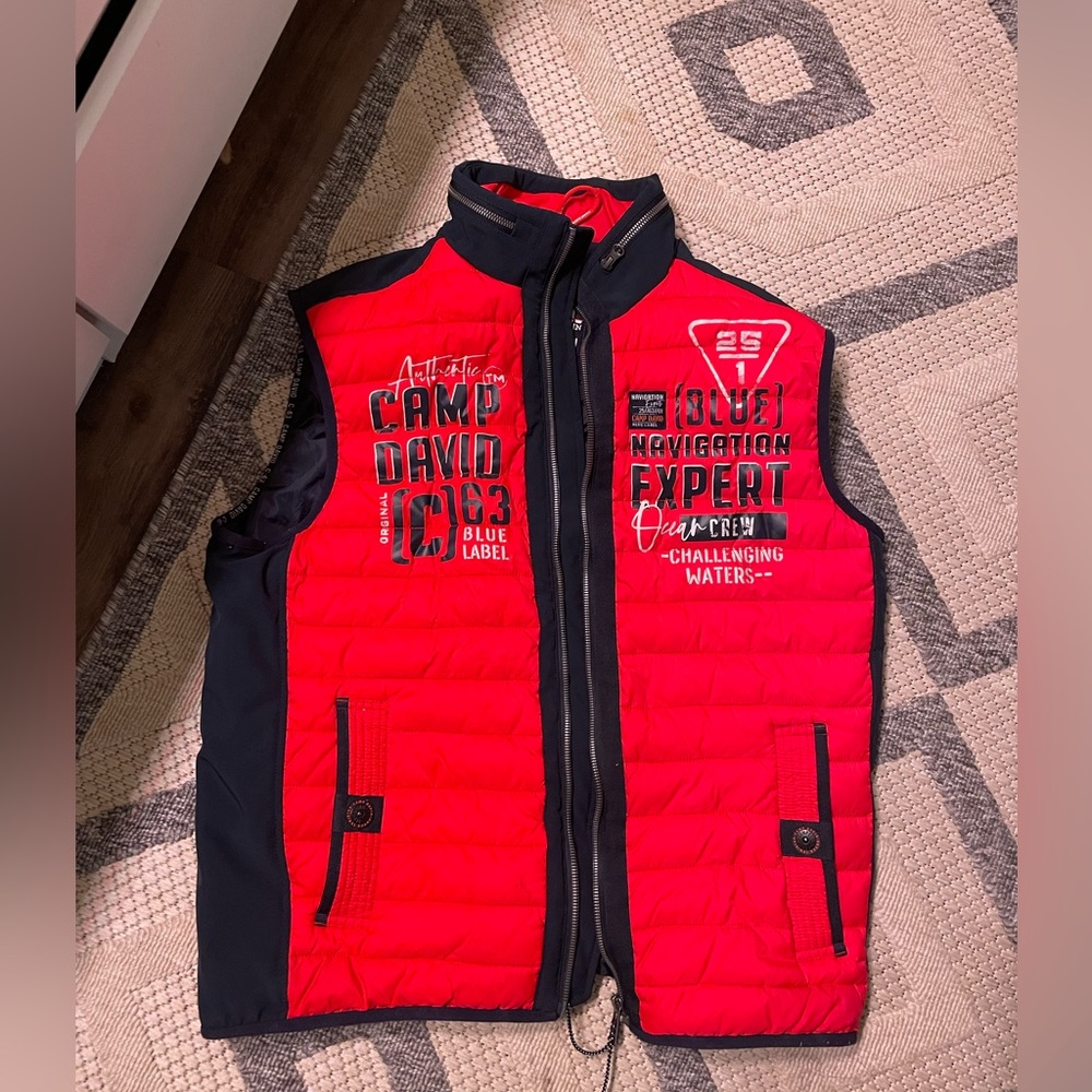 Puffer vest for man